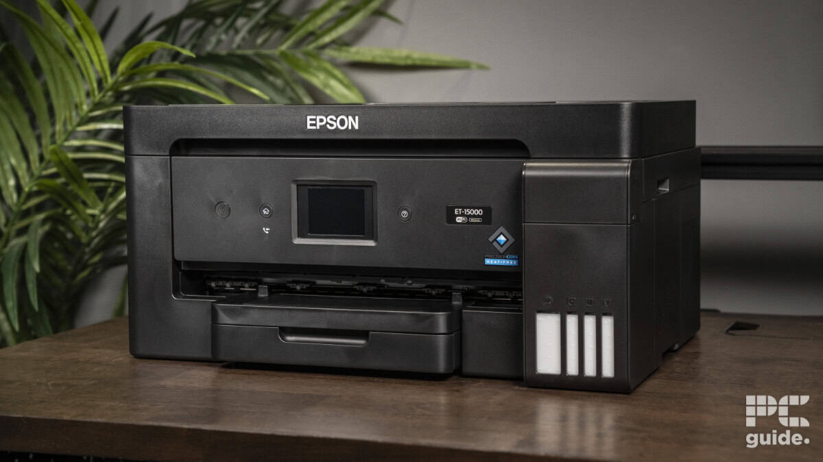Epson ET-15000 Printer front folded, Image by PC Guide