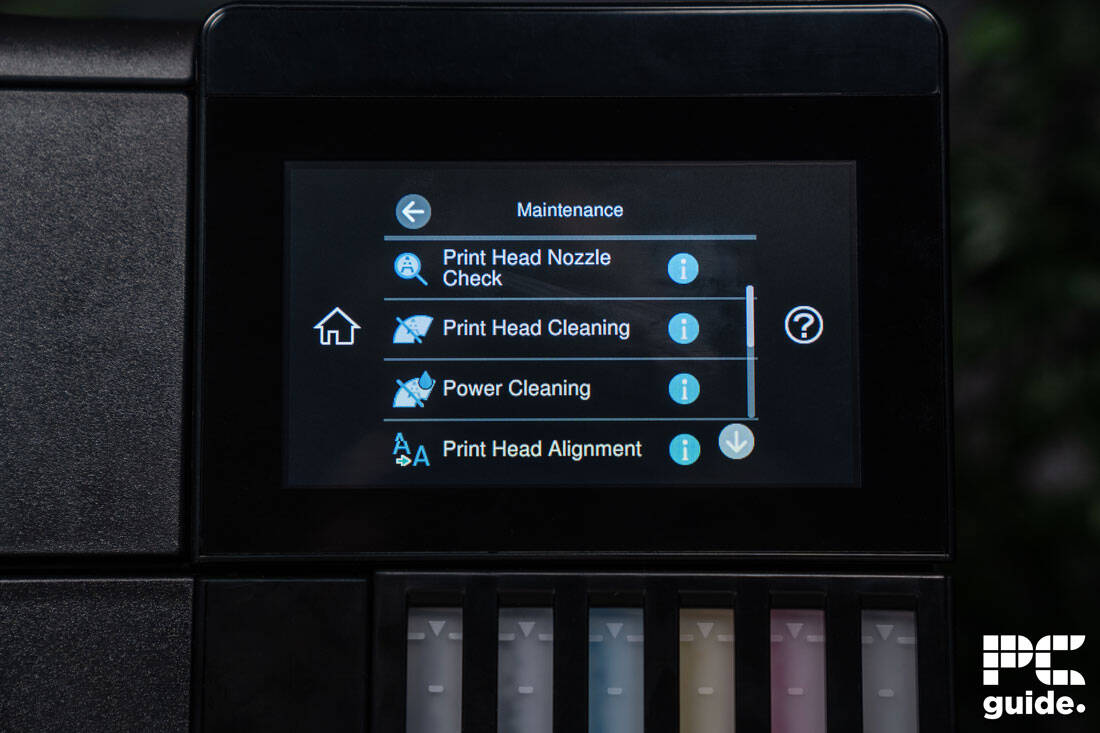 Epson EcoTank ET-8550 maintenance, Image by PC Guide