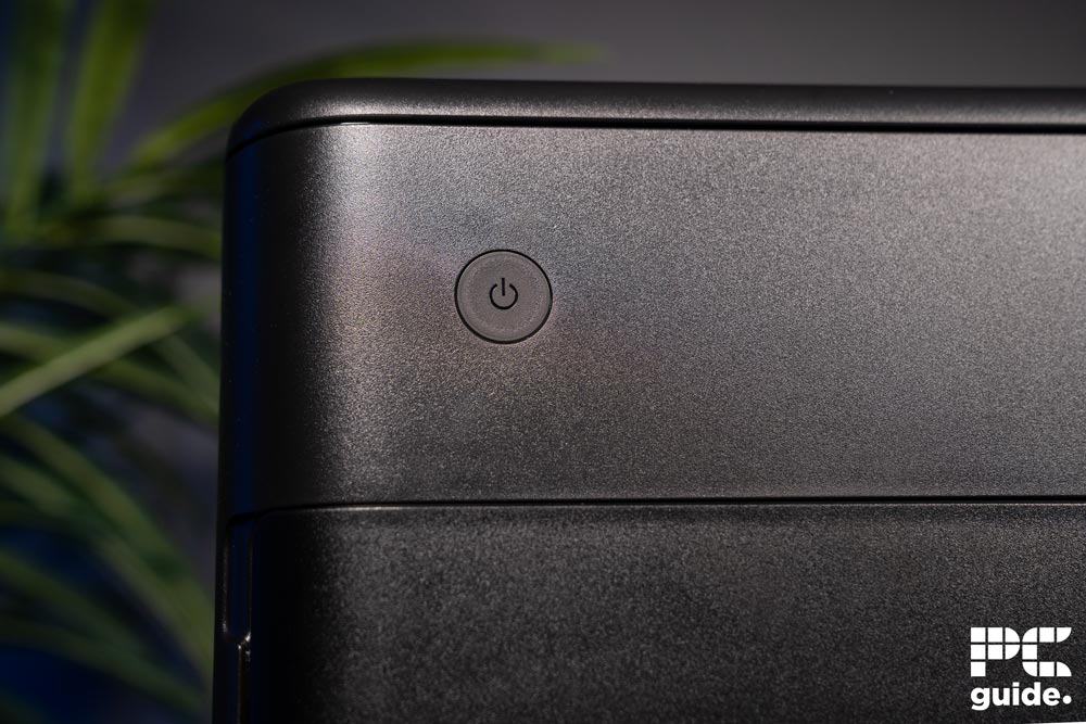 Epson EcoTank ET-8550 power button, Image by PC Guide