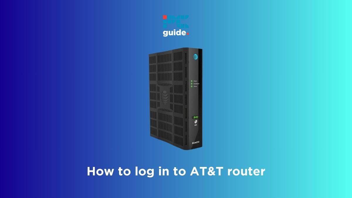 How to log in to AT&T router