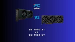 RX 7800 XT vs RX 7900 XT - hero image, cards face off