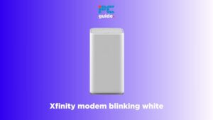 Xfinity modem blinking white
