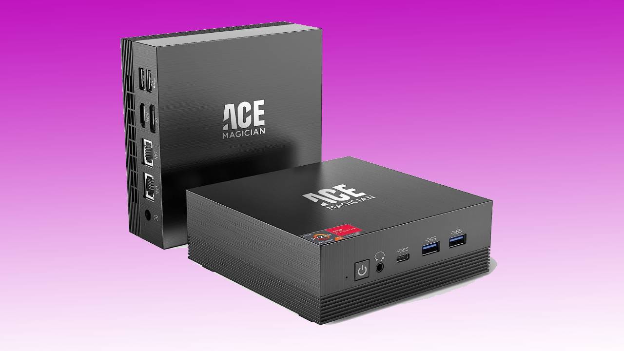 ACE Magician Mini Gaming PC with 16GB RAM + 500GB SSD and AMD