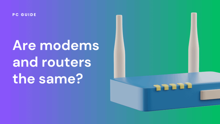 Are Modems and Routers The Same