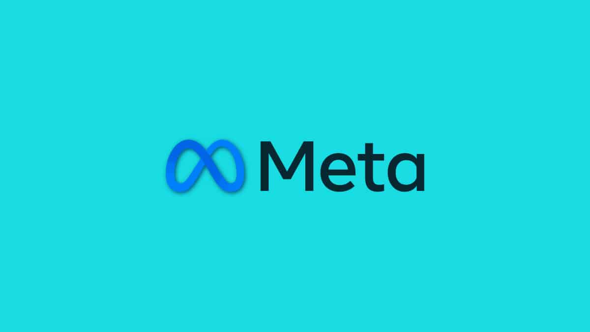Can I use Meta Threads? Answered. Image shows Meta logo on a light blue background.