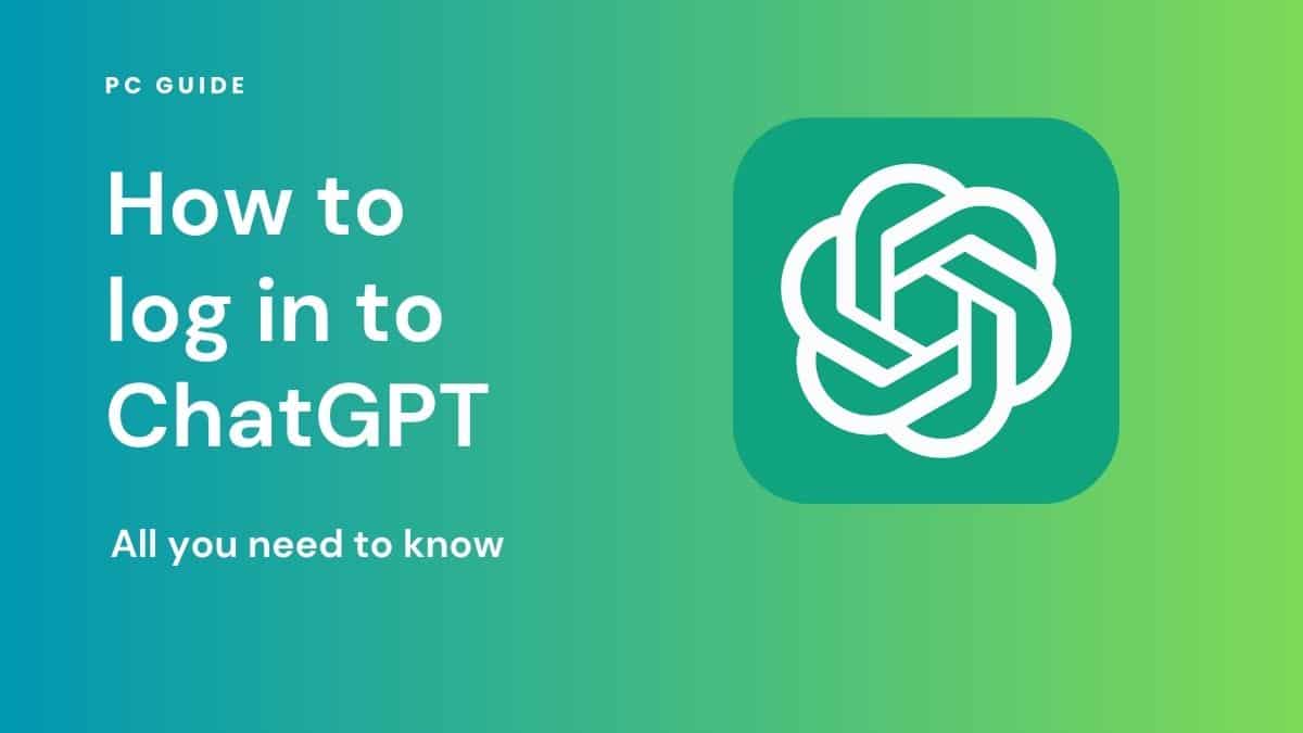 How to log in to ChatGPT - featured image with logo