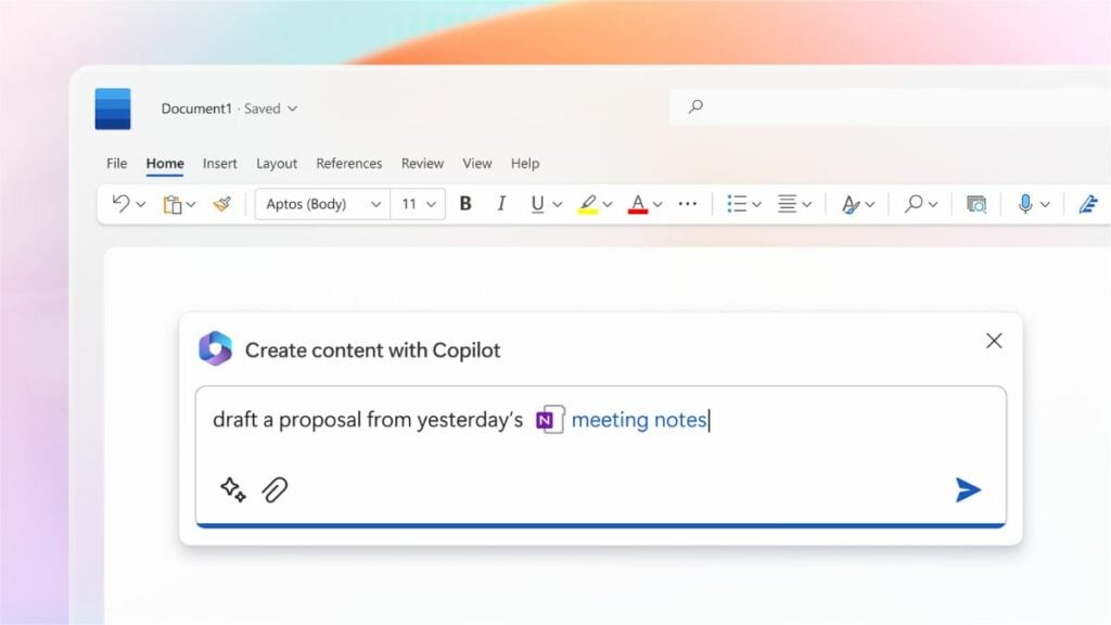 Microsoft 365 Copilot, available from November 1st 2023, brings AI-powered capabilities to Microsoft Office apps.