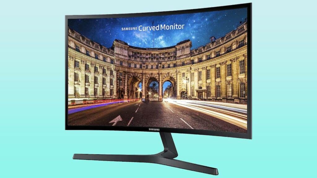 SAMSUNG 23.5” CF396 Curved Computer Monitor Prime Day