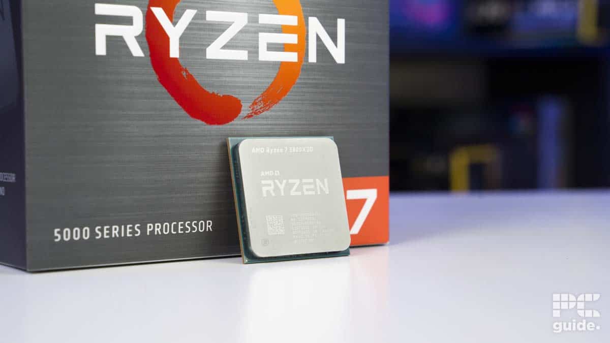 5800X3D out of the box on a table