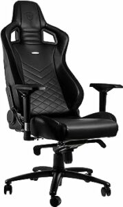 A noblechairs Epic gaming chair on a white background.