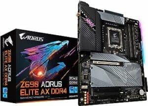 Asus AORUS Elite AX-Dark motherboard.