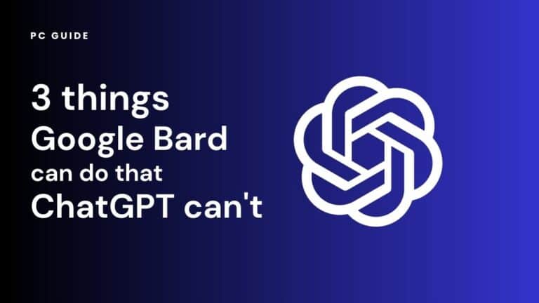 Bard can do that ChatGPT can't