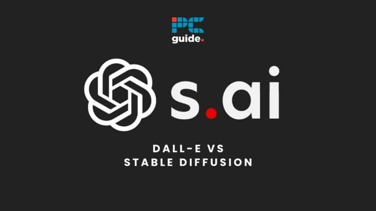 DALL-E vs Stable Diffusion AI image generator comparison.