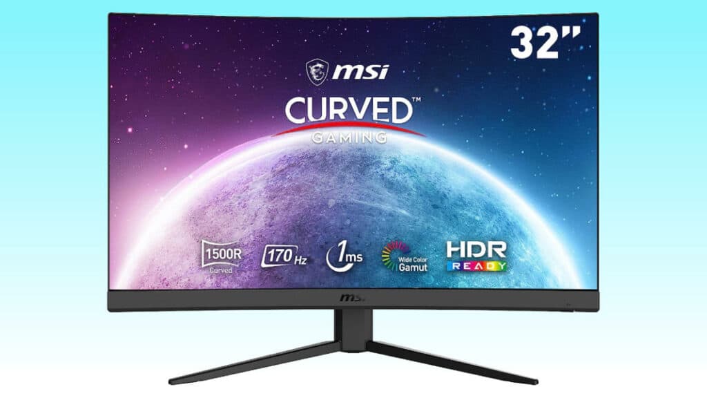 Immerse yourself in Starfield with this fantastic MSI curved gaming monitor deal