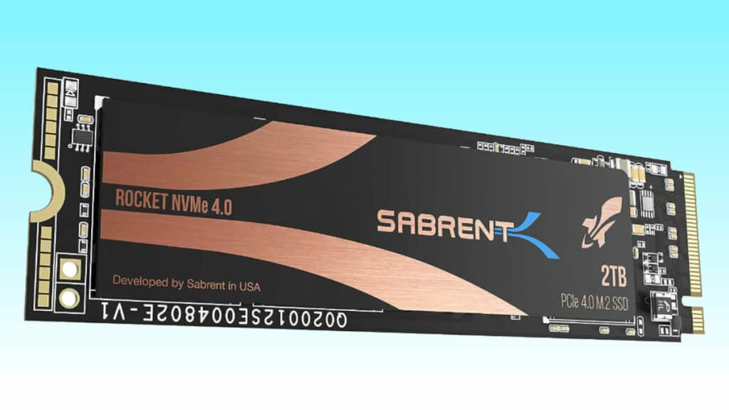 The sabrenx NVMe SSD is currently on sale for half price in time for Starfield.