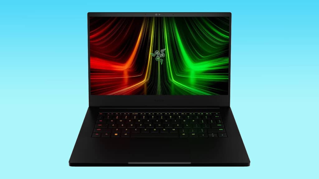 This epic Razer Blade 14 gaming laptop just got its price slashed on Amazon, featuring black and green lights.
