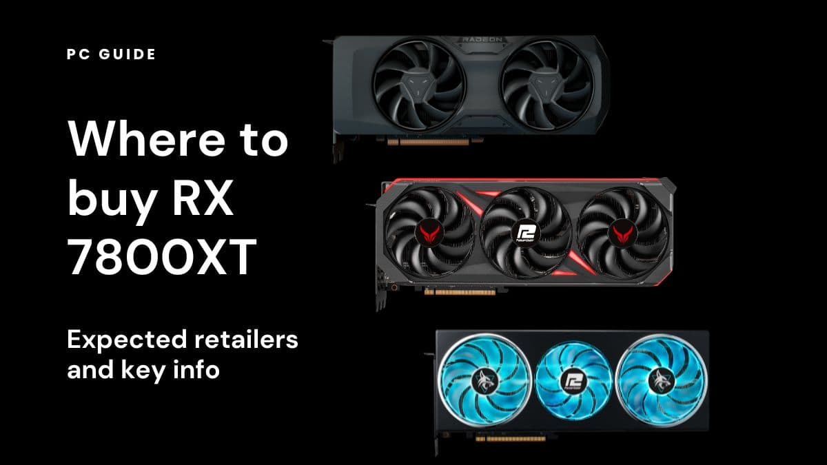 buy RX 7800 XT - three cards