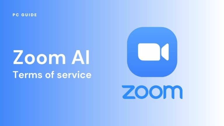 Zoom AI terms of service