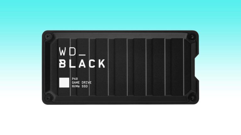 The best SSD for gaming, the WD - Black SSD, is shown on a blue background.