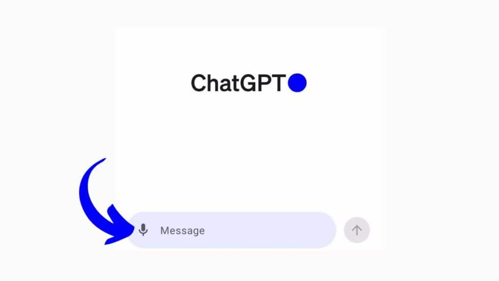 How to access ChatGPT voice control.