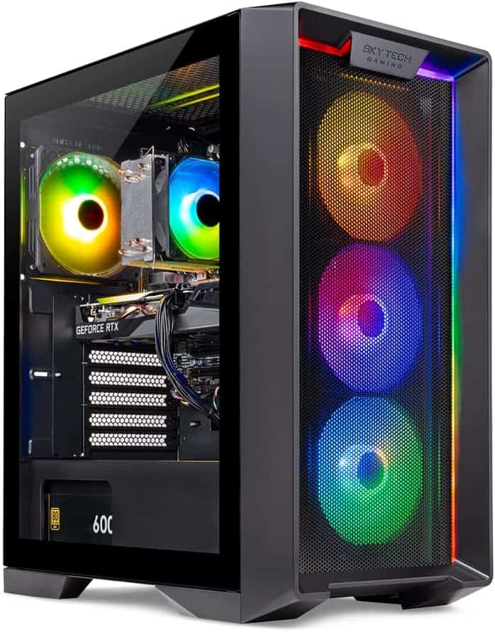 Skytech Archangel Gaming Pc, Intel i5 12400F 2.5 GHz, Rtx 4060 Ti