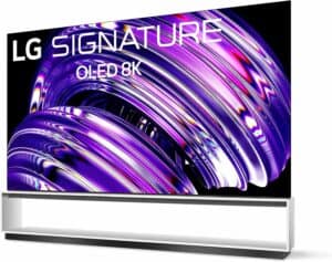 The LG Signature OLED Z2 Series TV is displayed on a white background.