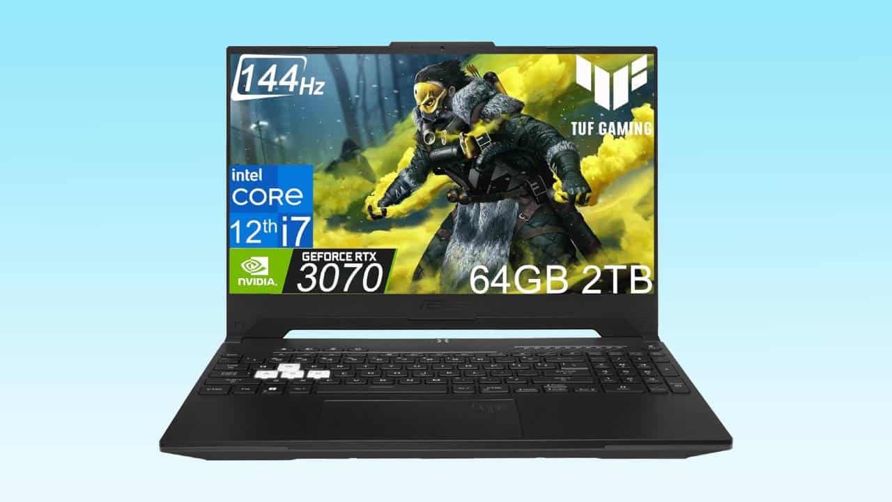 ASUS TUF F15 Gaming Laptop Dash Amazon Deal