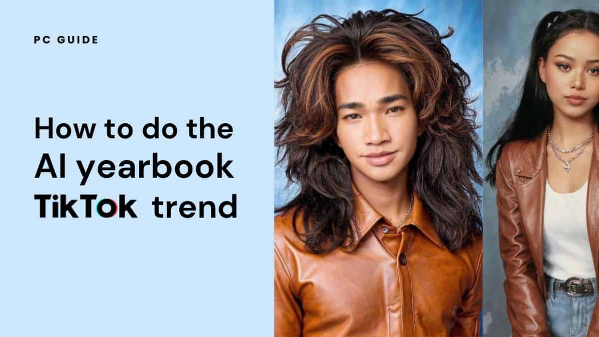 How to do the AI yearbook TikTok trend.