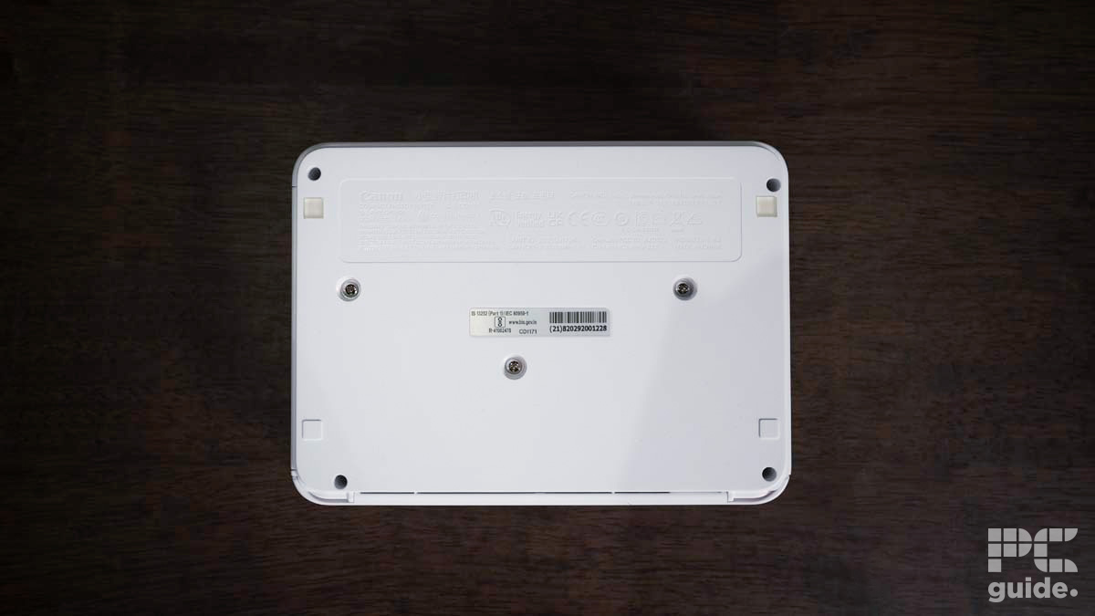 Canon SELPHY CP1500 underside, Image by PC Guide