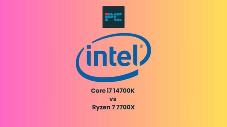 Intel Core i7-7700K vs Ryzen 7 7700X.