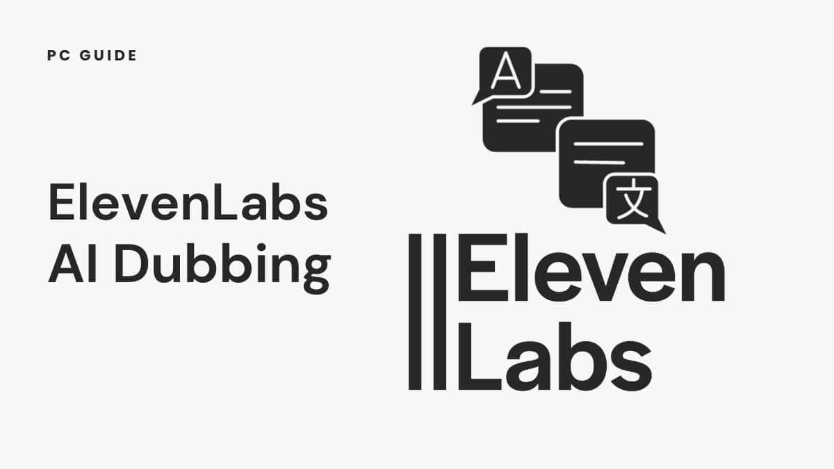 ElevenLabs AI Dubbing - generative AI audio translation for human voice.