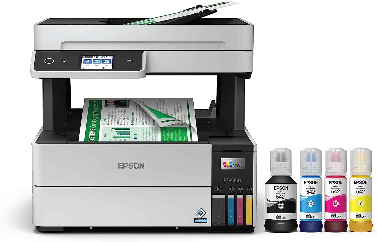 Epson EcoTank Pro ET-5150 multifunction printer.
