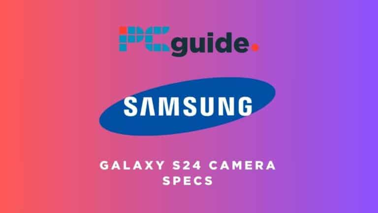 Samsung Galaxy S24 camera specs.