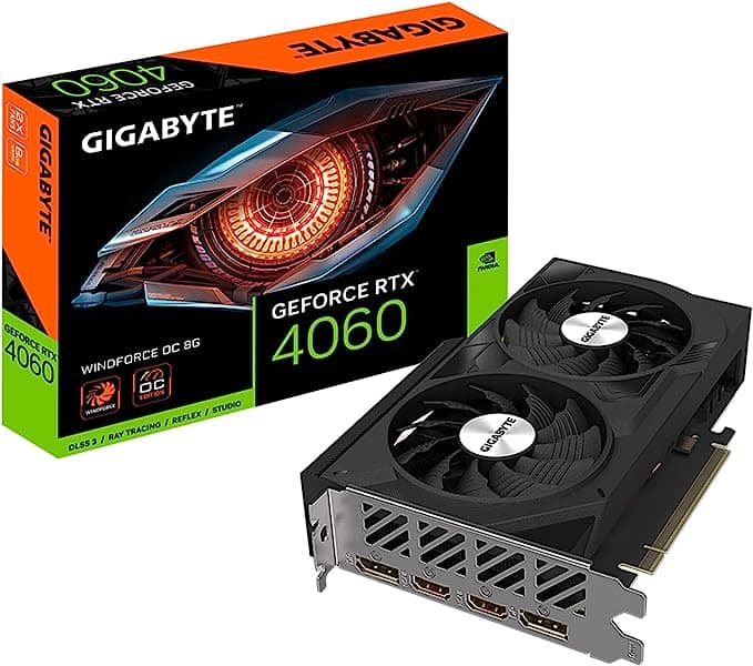 Gigabyte GeForce GTX 460 graphics card.