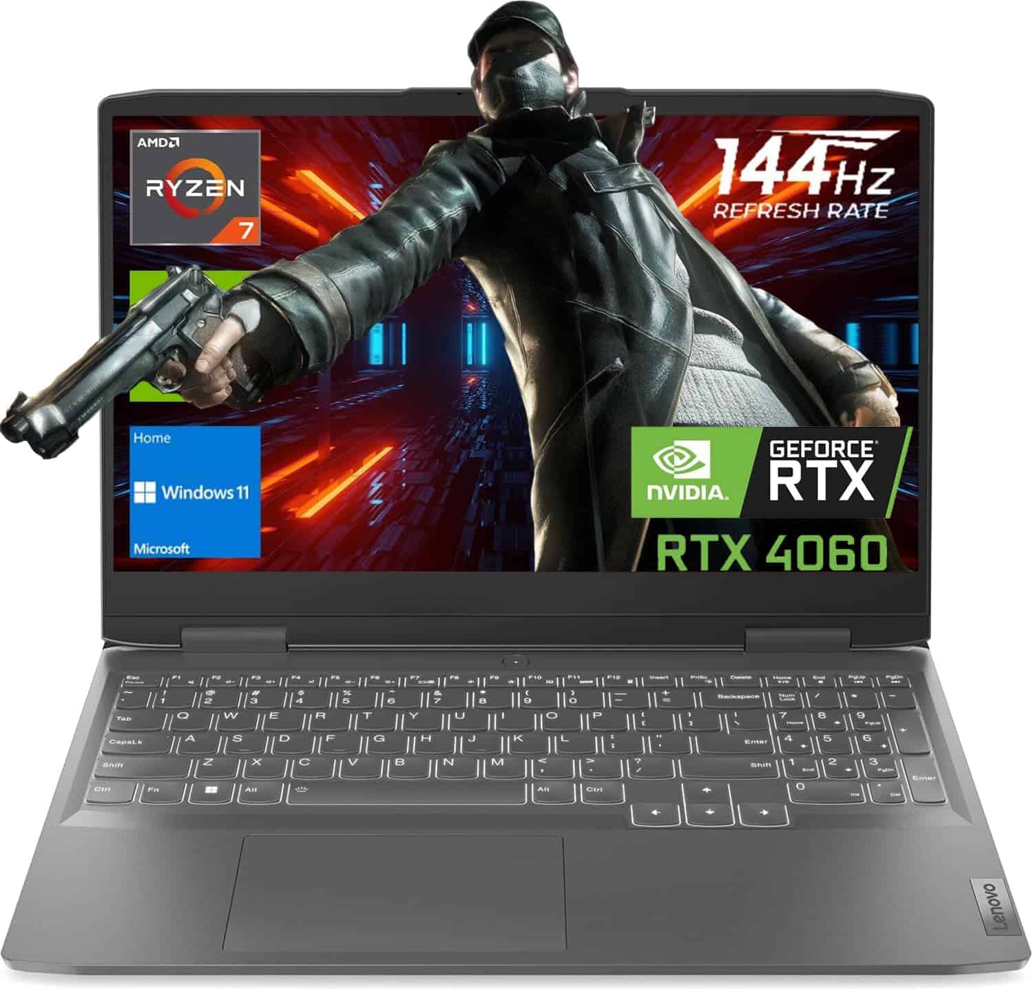  ASUS TUF Gaming A17 Gaming Laptop, 17.3” 144Hz FHD IPS-Type  Display, AMD Ryzen 5 4600H, GeForce GTX 1650, 8GB DDR4, 512GB PCIe SSD, RGB  Keyboard, Windows 11 Home, Bonfire Black Color
