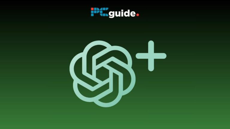 A green gradient background with the logo of a guide service and a ChatGPT Plus sign.