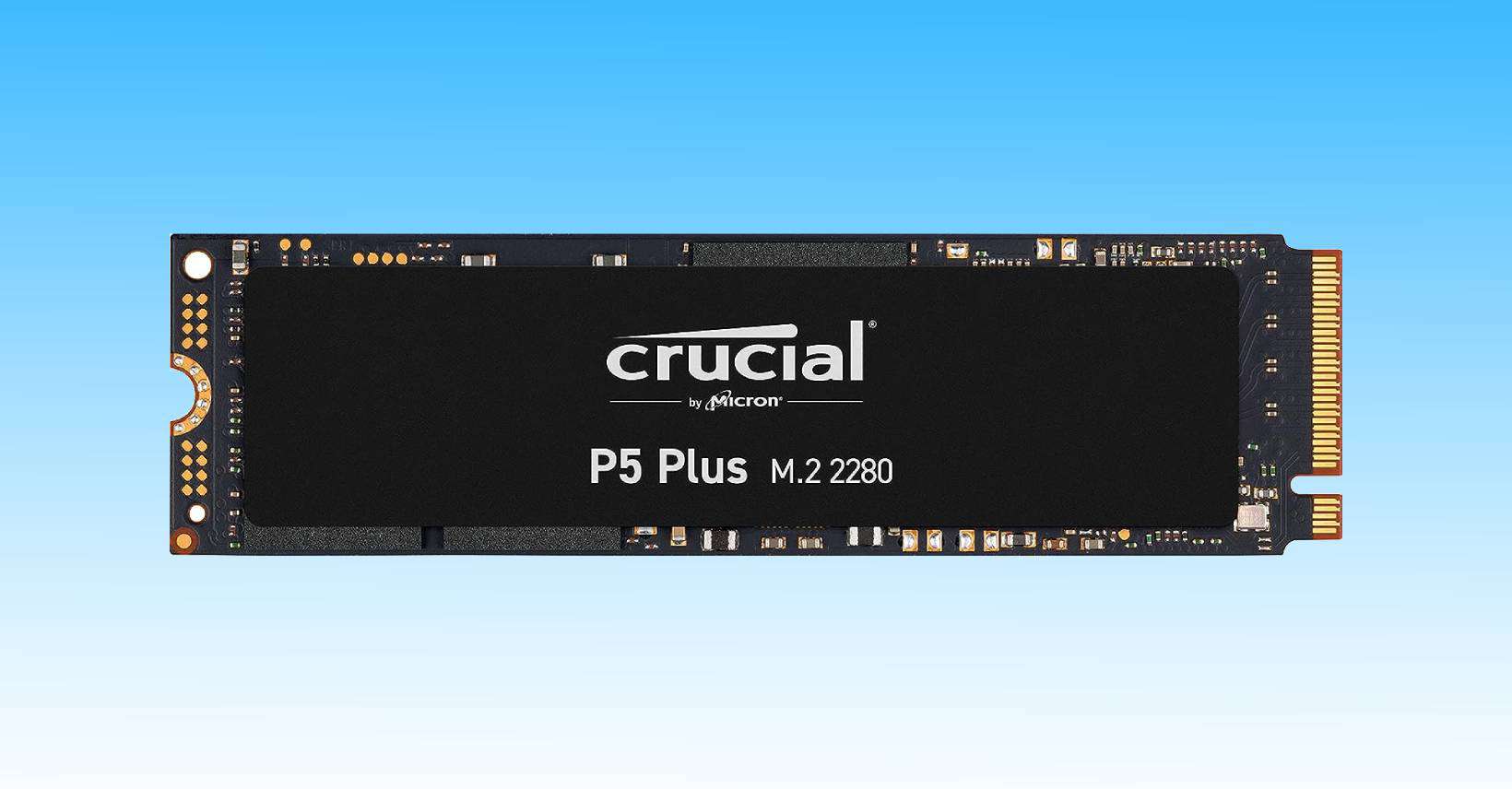 Crucial P5 Plus 1TB Gen4 NVMe M.2 SSD with Heatsink | CT1000P5PSSD5 