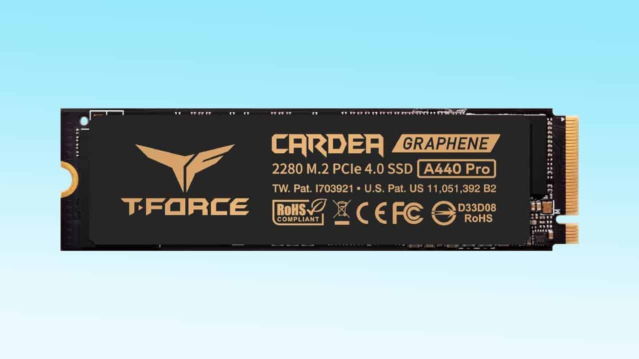 TEAMGROUP T-Force CARDEA A440 Pro Graphene Heatsink 4TB SSD Amazon deal