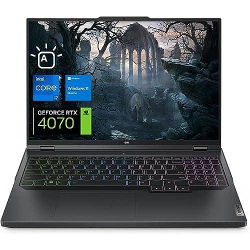 The LENOVO Legion Pro 4070 gaming laptop is shown on a white background.