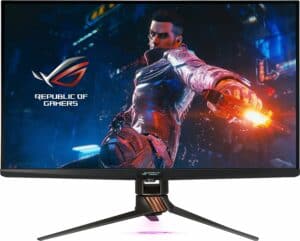 Asus ROG gaming monitor with auto draft feature.
