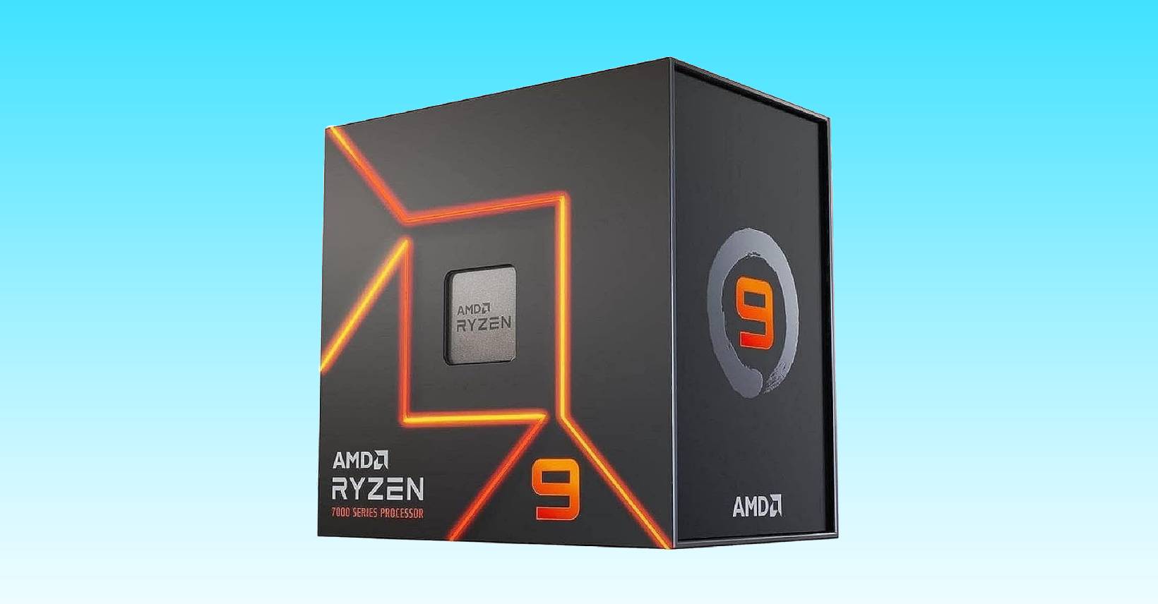 Black Friday AMD Ryzen 9 processor box.