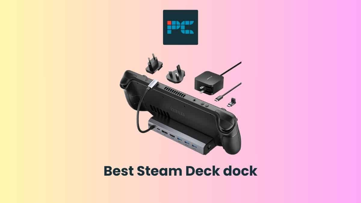 Steam Deck Dock With With Led Light, Docking Station With Pd 100w