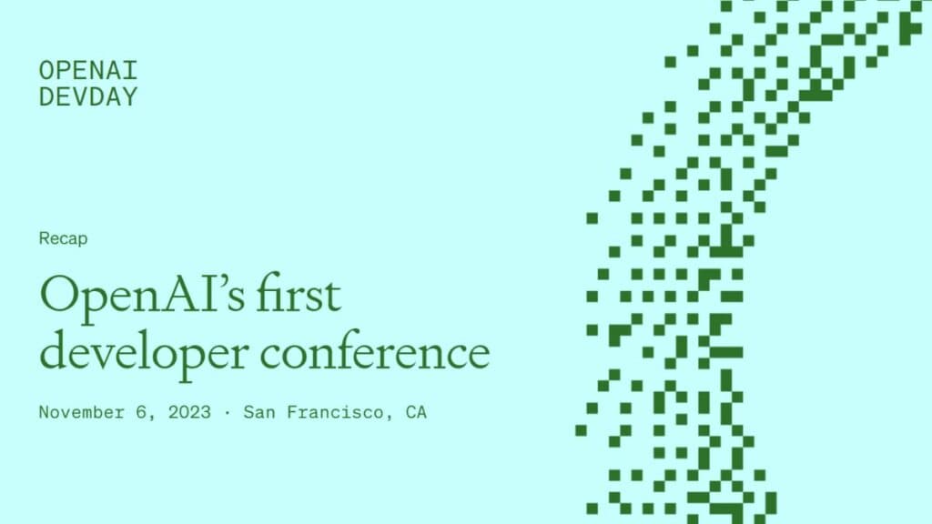 OpenAI's inaugural developer conference in San Francisco, featuring the latest updates and advancements from OpenAI.