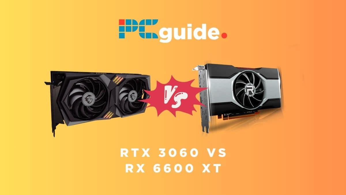 RTX 3060 vs RX 6600 XT comparison.