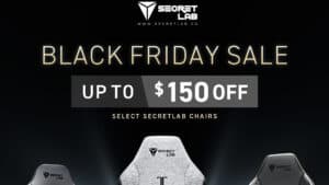 Secretlab's Black Friday sale