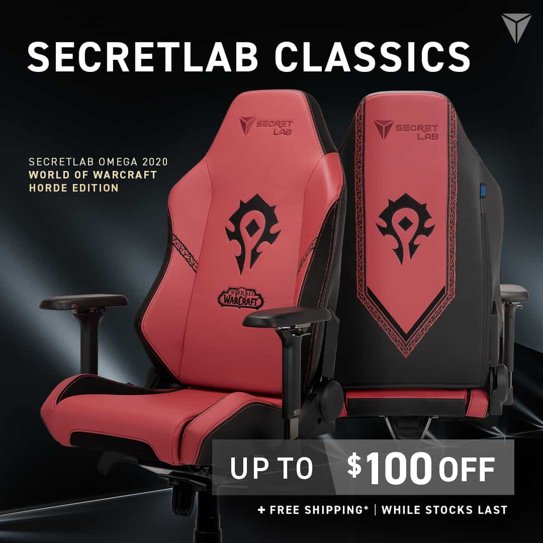 Secretlab classics - up to $150 off.