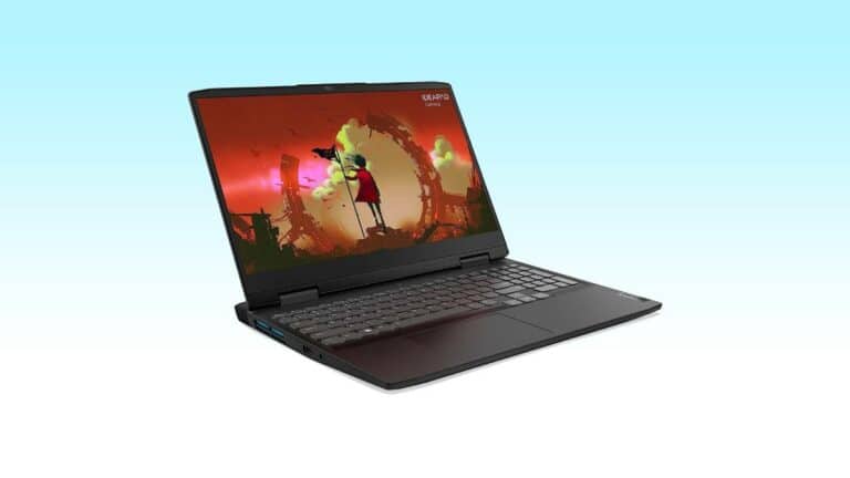 The best budget gaming laptop featuring a picture of a girl on it.