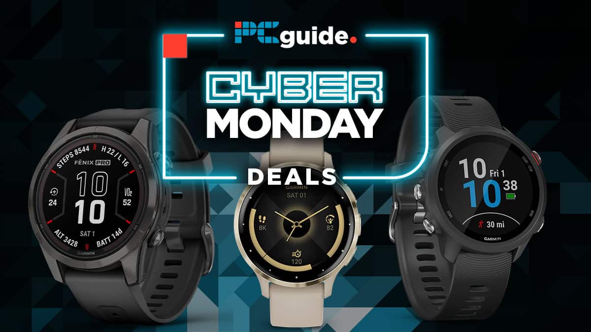 Three Cyber Monday watches featuring Garmin watch deals 2023 - what to expect.
