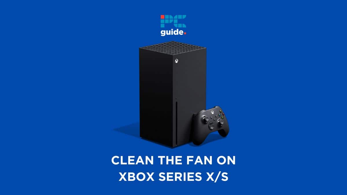 how to clean the fan on an xbox series x