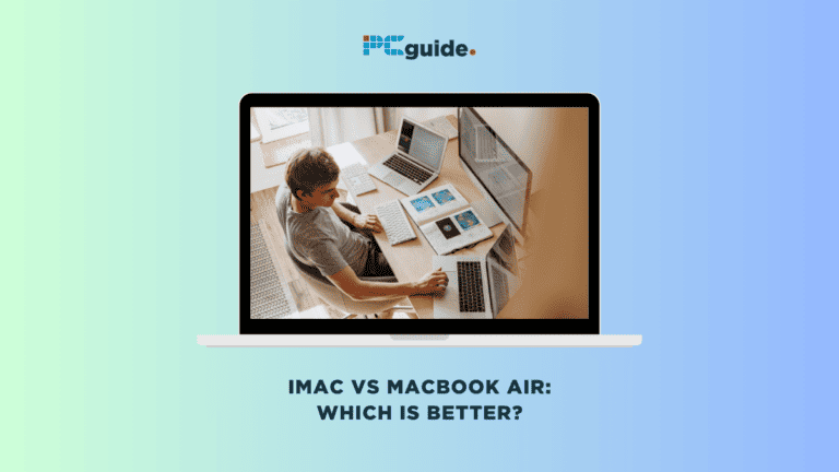 Explore the ultimate showdown between iMac vs MacBook Air, as we compare performance, design, and portability to help you decide which is best for you